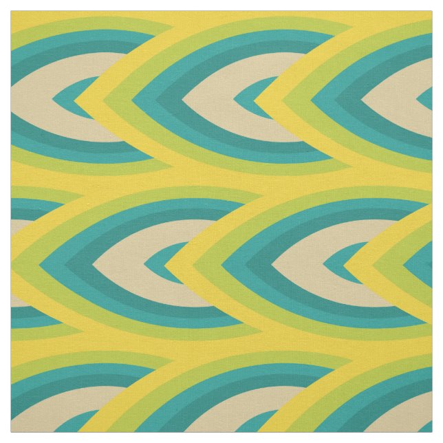 Tissu 60 les années 70 rétro (Échantillon)