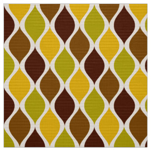Tissu 60s les années 70 simple palette rétro