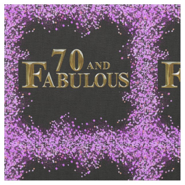 Tissu 70e anniversaire  (Fermer)