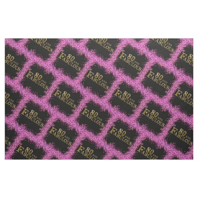 Tissu 80 ans et Fabuleux  (Fat Quarter)