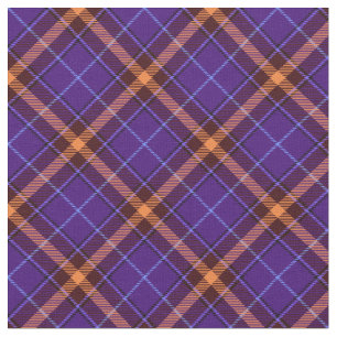 Tissu 90s Inspiré Plaid Motif Abstrait Grunge Purple