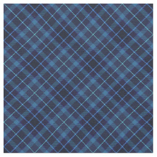 Tissu 90s Plaid Dark Unisex Grunge Motif bleu marine