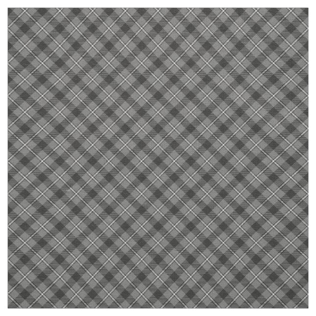 Tissu 90s Plaid Unisex Motif Grunge Grey Cool tendance (Échantillon)