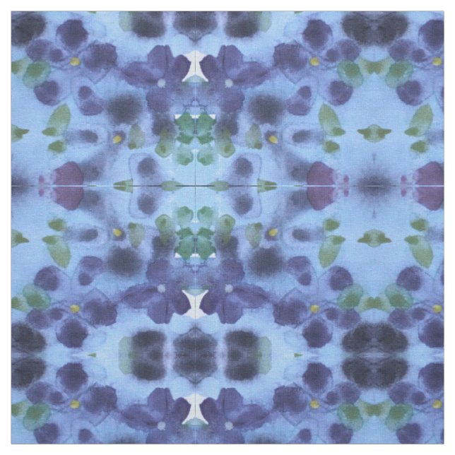 Tissu à coudre dans l'aquarelle de la marine de la (Échantillon)