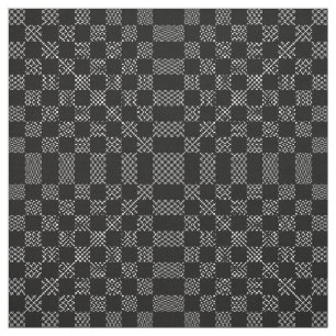 Tissu à damiers Moire par Kenneth Yoncich