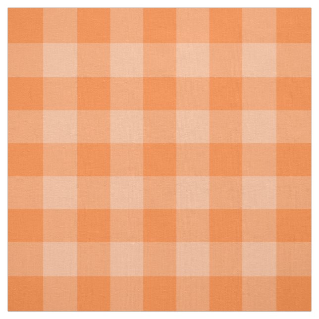 Tissu à deux tons orange de motif de guingan (Échantillon)