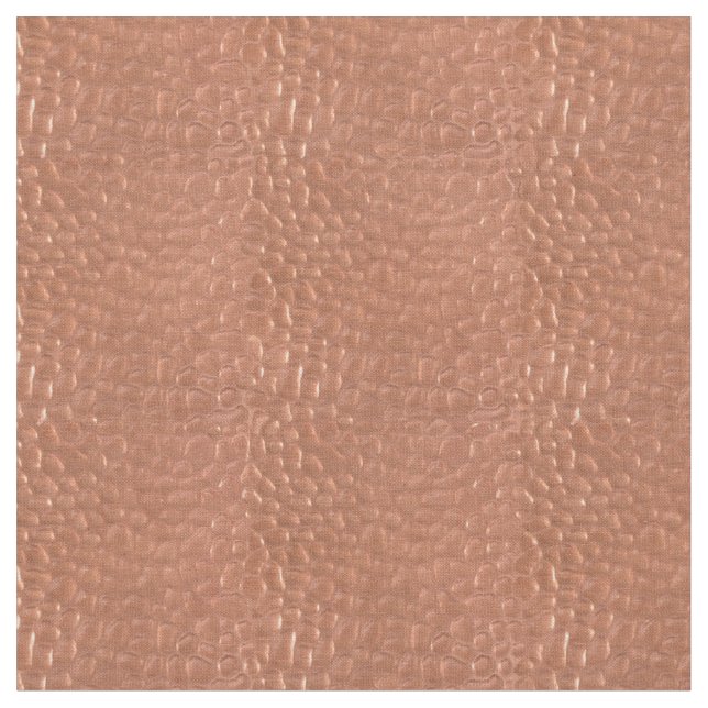 Tissu à look cuivre martelé (Fermer)