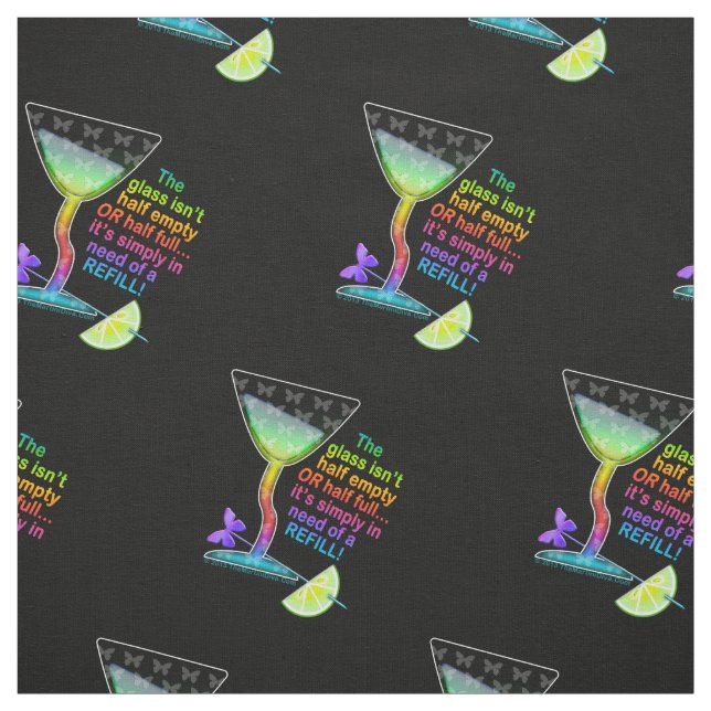 TISSU - À MOITIÉ PLEIN EN VERRE, humour de (Échantillon)