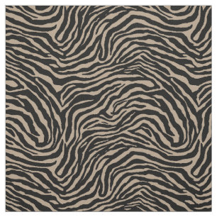 Tissu à motif animalier à rayures de zèbre au yard
