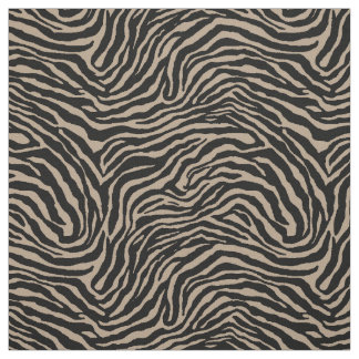 Tissu à motif animalier à rayures de zèbre au yard