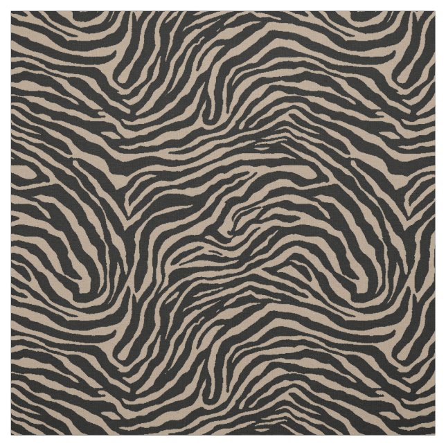 Tissu à motif animalier rayé zèbre au yard (Échantillon)