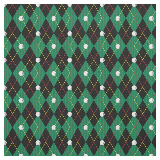 Tissu à motif Argyle pour golfeurs (Échantillon)