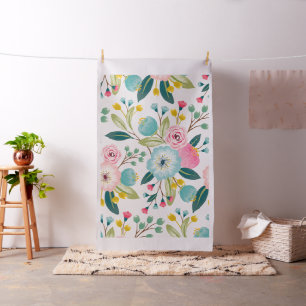 Tissu à motif floral - Personnalisable
