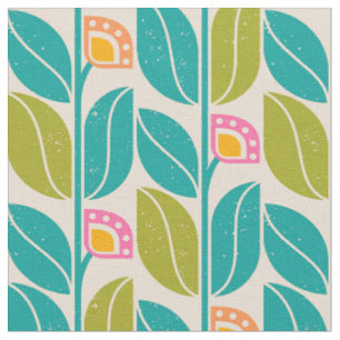Tissu à motif floral vintage.