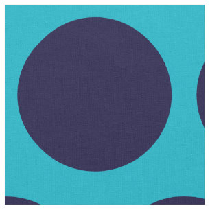 Tissu à motif pois surdimensionnés