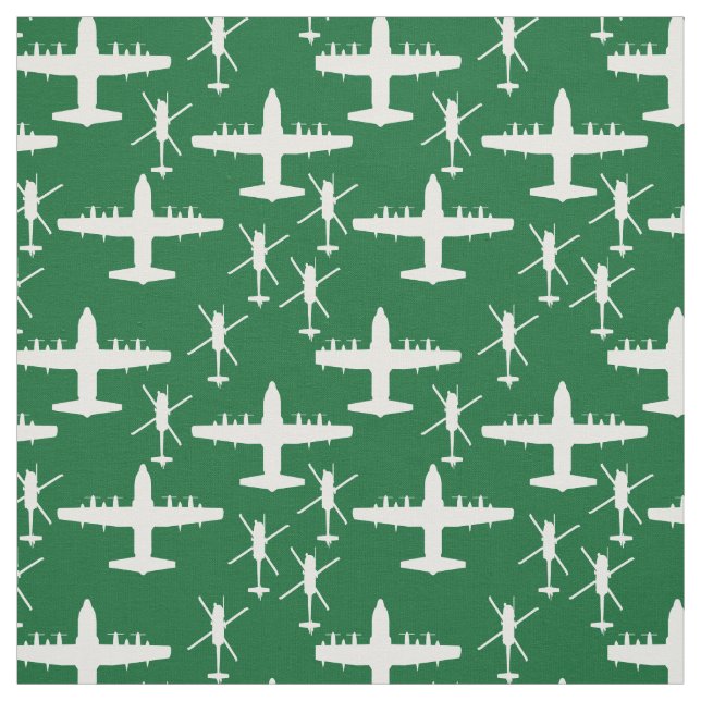 Tissu à motifs blanc HH-60 et HC-130 (Échantillon)
