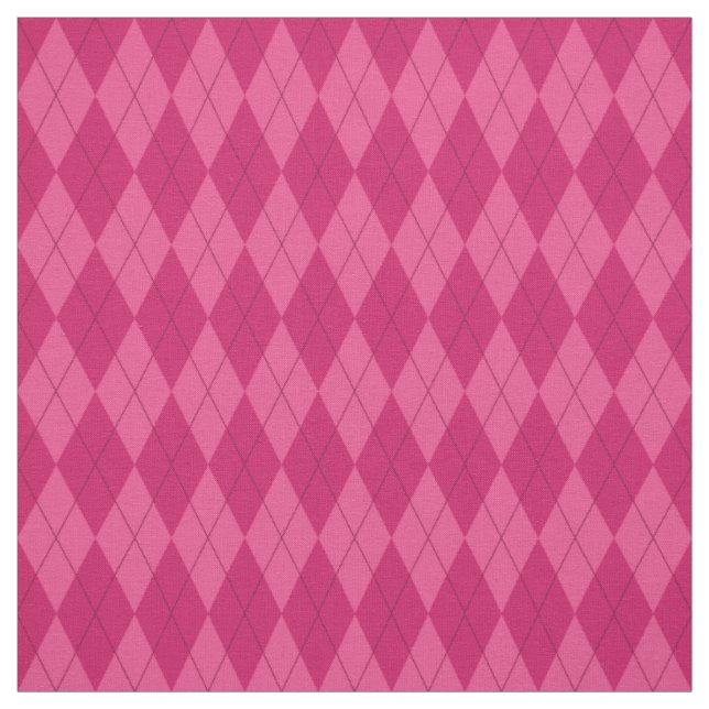 Tissu à motifs de losanges rose de motif (Échantillon)