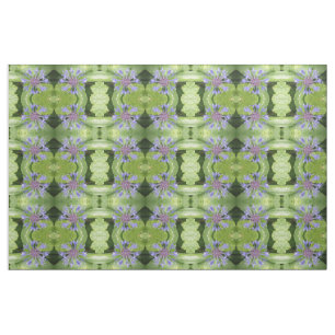 Tissu à motifs floraux de Cornflower Bleue