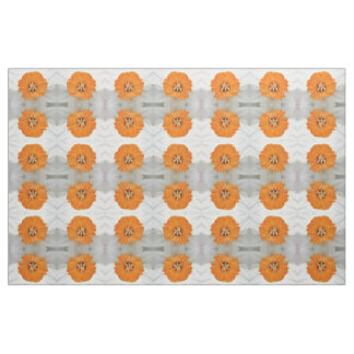 Tissu à motifs floraux de jonquille blanche