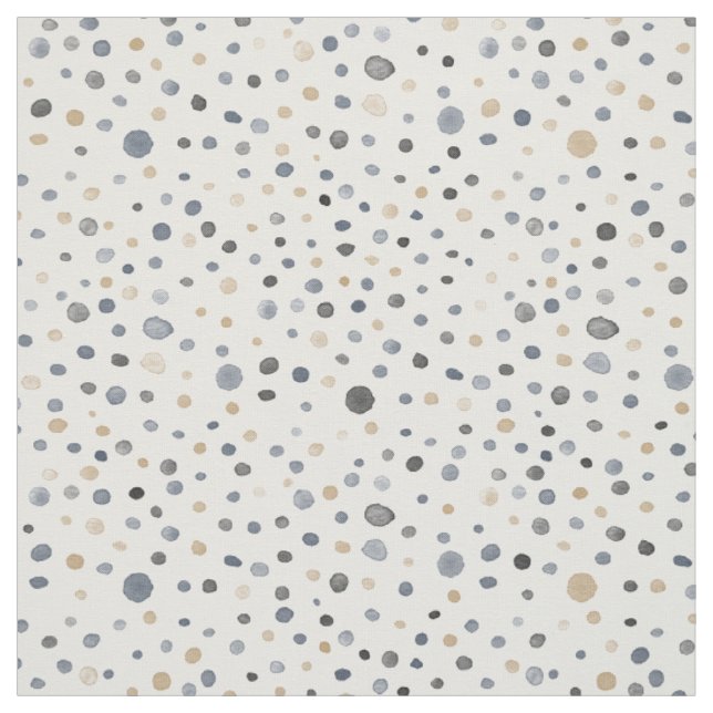 Tissu à points de aquarelle Lars Confetti (Échantillon)