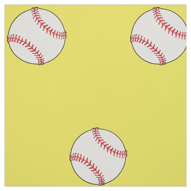 Tissu à thème de baseball - HAMbyWhiteGlove (Échantillon)