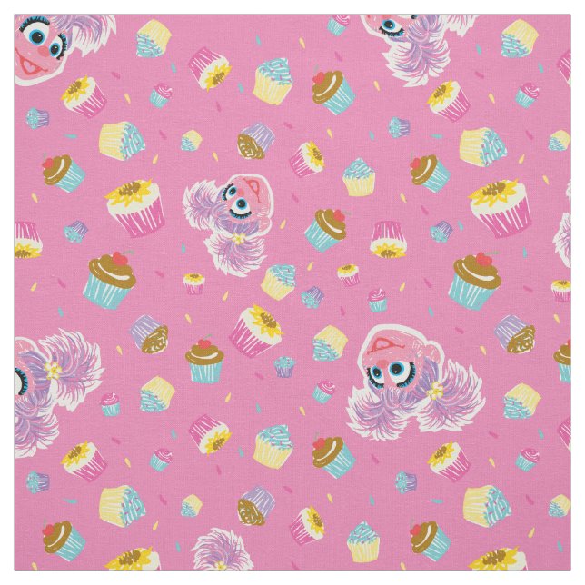 Tissu Abby Cadabby Cupcake Motif du Parti (Échantillon)
