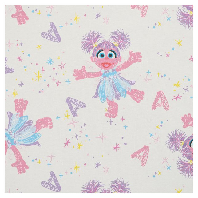 Tissu Abby Cadabby Sparkle Motif (Échantillon)