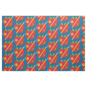 Tissu abc 123