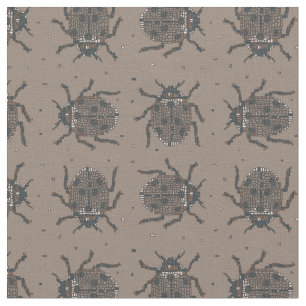 Tissu Abeilles Abstraites