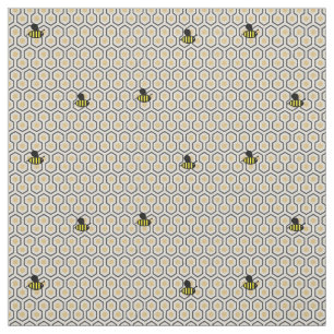 Tissu Abeilles et peigne de miel Style 2 Artisanat pour 