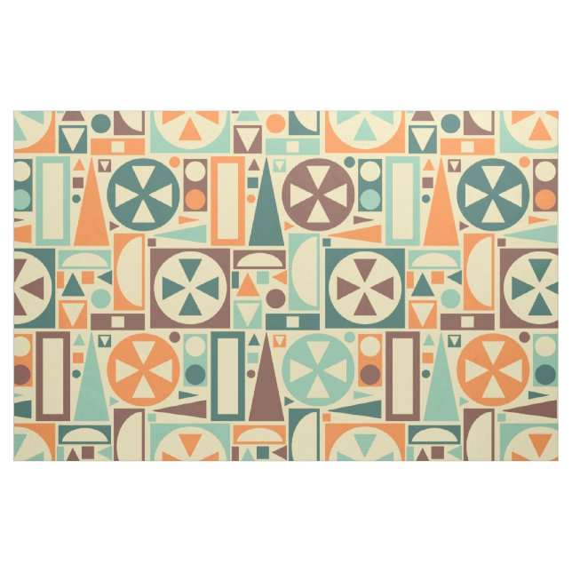 Tissu Abrégé sur moderne la rétro moitié du siècle (Fat Quarter)