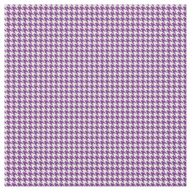 Tissu Abrégé sur pourpre pied-de-poule (Fermer)