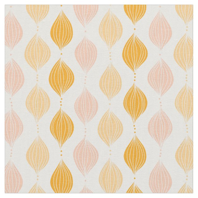 Tissu Abstract golden ogee pattern (Fermer)