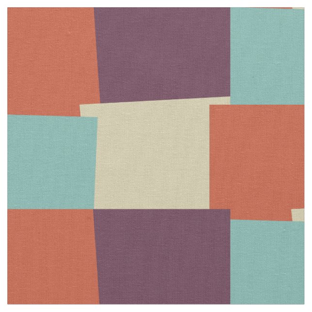 Tissu Abstract Retro Color Geometric Pattern #4 (Fermer)