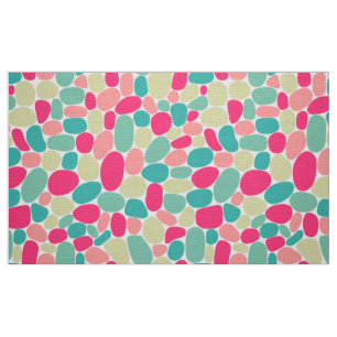 Tissu Abstrait 160417 - Couleurs sur blanc