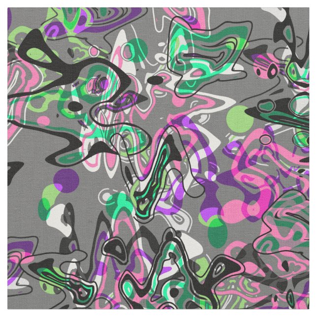 Tissu Abstrait, créatif, motif moderne, populaire, jeune (Fermer)