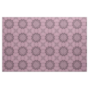 Tissu Abstrait de fleurs violettes