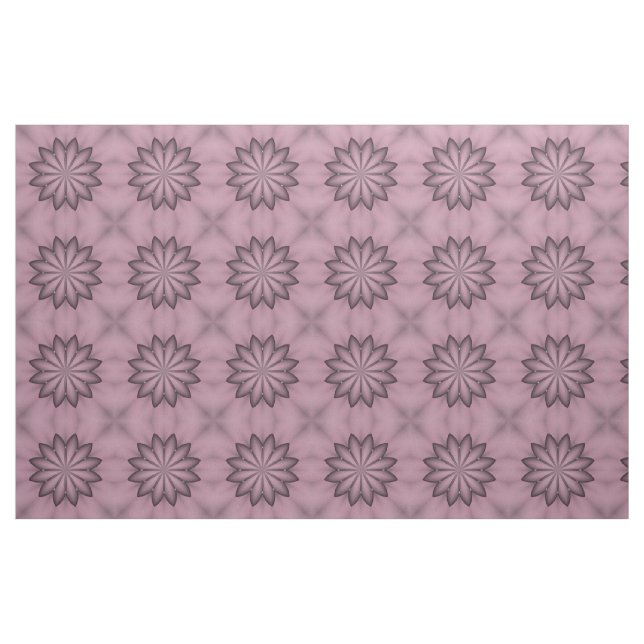 Tissu Abstrait de fleurs violettes (Fat Quarter)