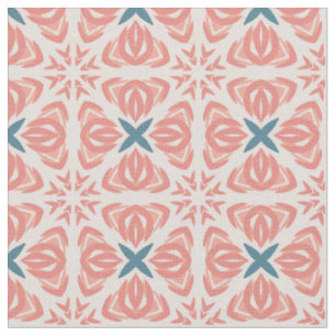 Tissu Abstrait floral d'abricot
