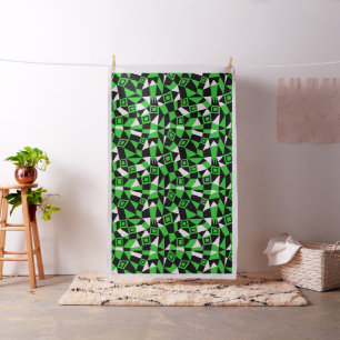 Tissu Abstrait géométrique 050919 - Vert printemps