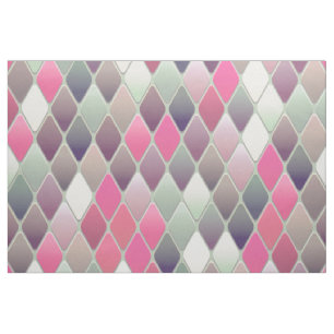 Tissu Abstrait géométrique, coton Pima (54 po de l