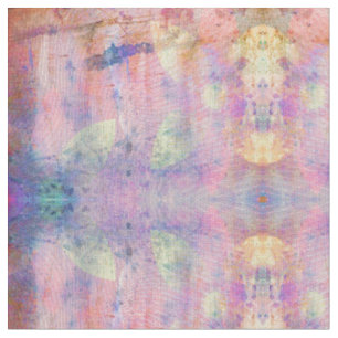 Tissu Abstrait Grunge Pastel en Distresse