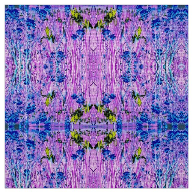 Tissu Abstrait jaune de l'Iris (Échantillon)