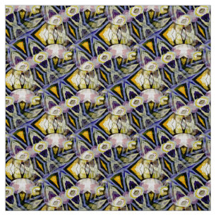 Tissu Abstrait kaléidoscope géométrique