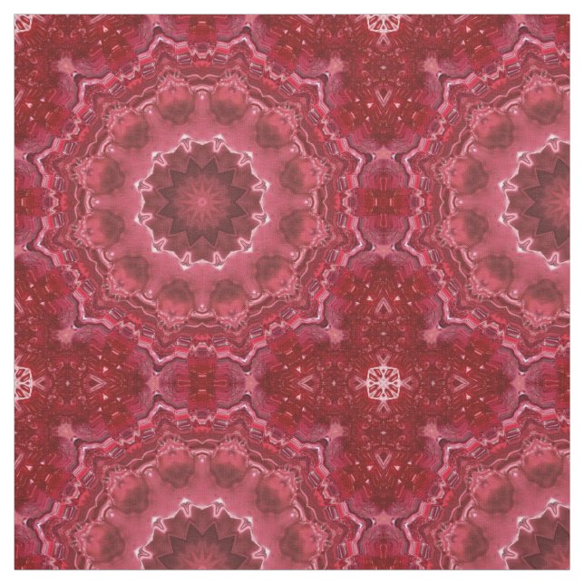 Tissu Abstrait, mandala, kaléidoscope (Échantillon)