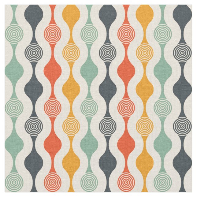 Tissu Abstrait mignon et tendance (Fermer)