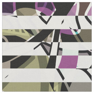 Tissu Abstrait moderne rayé motif lumineux co