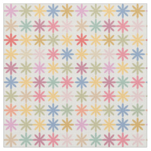 Tissu Abstrait motif floral coloré Fabric
