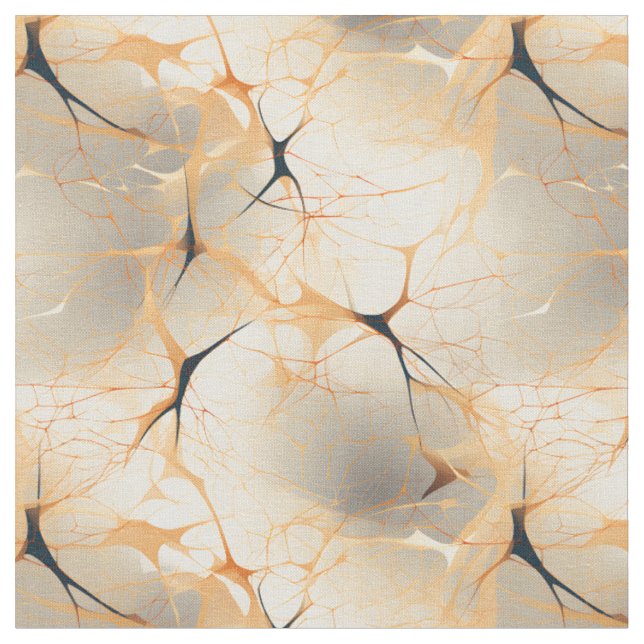 Tissu Abstrait noir et beige (Fermer)