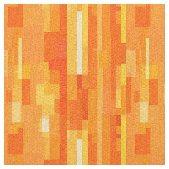 Tissu Abstrait orange et jaune (Fermer)
